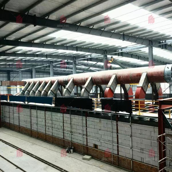 producción 200.000 metros cúbicos Línea de producción profesional de ladrillos de arcilla de acero Diseño e investigación Máquina automática de cámara de secado