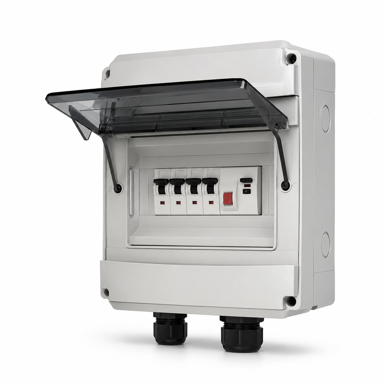 Fire Resistant Outdoor Residential Distribution Box With Overload Protection