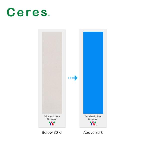 80 Degree Security Printing Ink Water Based Flexo Printing Irreversible Colorless To Blue Temperature Change Ink