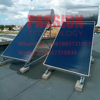 Close Circulation 200L Flat Panel Solar Water Heater Flat Plate Solar Collector