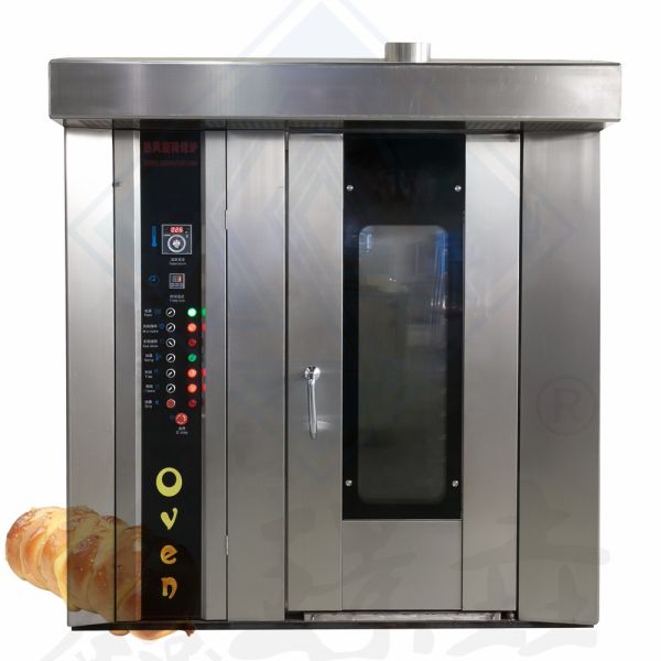 64 Tray Bread Rotary Oven Long Service Life Automatic Bread Baking Trays Equipment Made