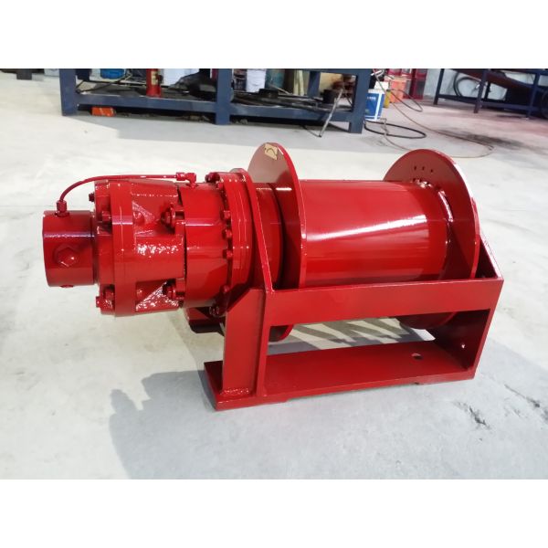 1T to 100T Hydraulic Motor Winch Steel Construction for Lifting and Pulling