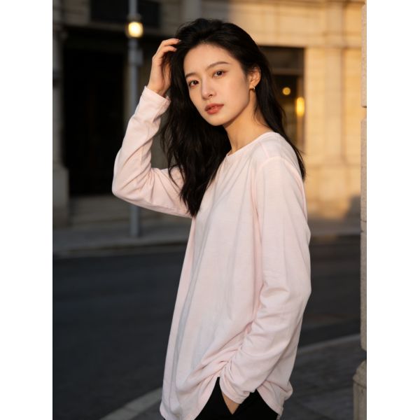 Casual & Cool: Oversized Sun Protection Long Sleeve Shirt