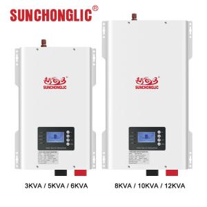 Invertisseur solaire hybride léger de 4 kW Invertisseur à basse fréquence stable