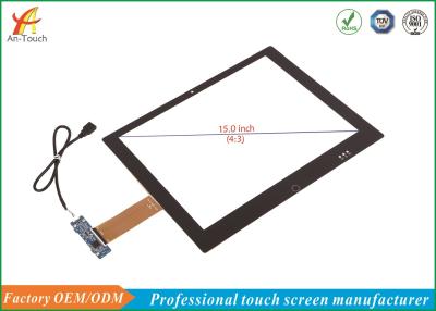 Painel do tela táctil do quadro aberto PCAP 15,0 polegadas para tudo no monitor do One Touch