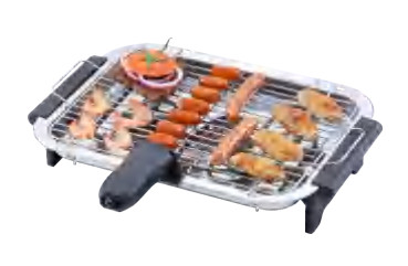 Infrared Household Smokeless Grill , 400mm Tabletop Electric Grill