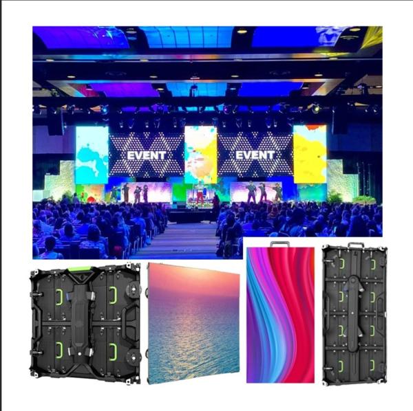 100000 Hours Lifespan Die Cast Aluminum Rental Led Display Cabinets for Concert Stage