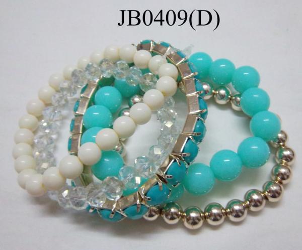 colourful beaded bracelet pack