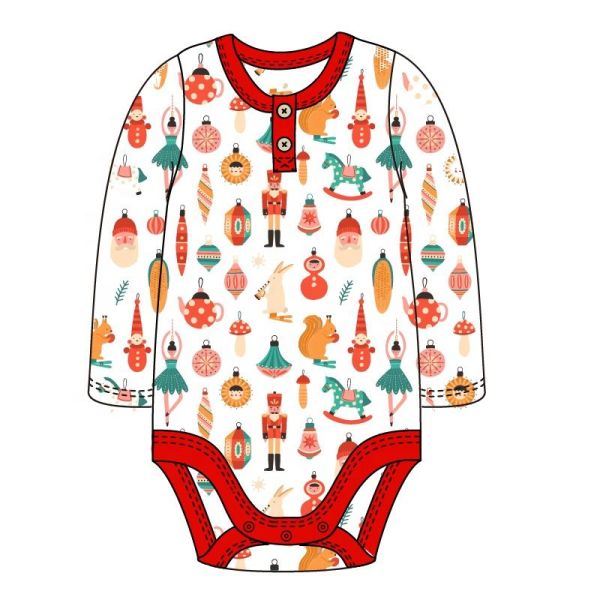 Customized Romper Christmas Jumpers Baby Jump Suit 7pcs set