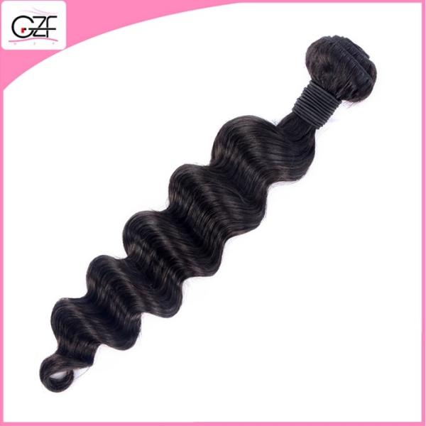 Can Be Dyed and Permed Hair Double Weft No Shedding  Virgin Brazilian Ocean Wave Hair