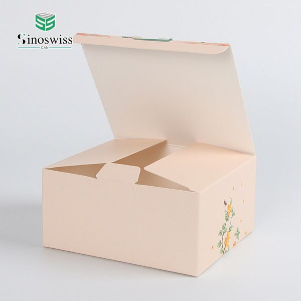 Custom Sizes Skincare Paper Boxes Packaging With Double Slot Window Eco Friendly
