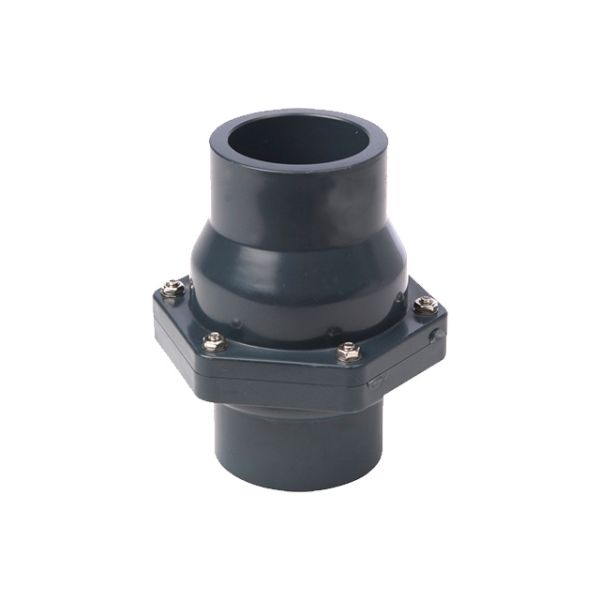 110mm PP Ball Foot Valves for Pumping White Grey Plastic Manufacture