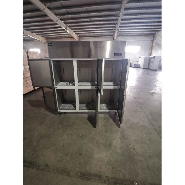 Six Door Stainless Steel Freezer For Meat Ice Cream Fresh Keeping