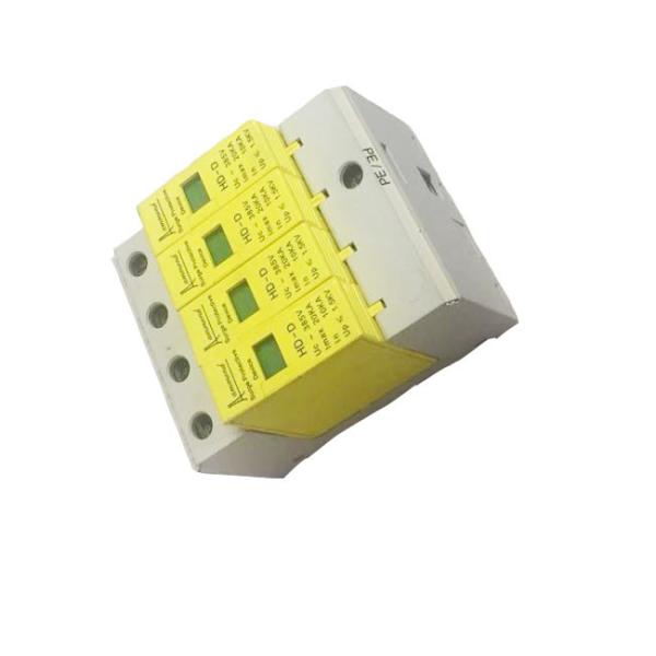 Protetor de impulso certificado da classe do T2 10kA/20kA 4P SPD D da C.A. do dispositivo de proteção HDS-D10 do impulso 385V