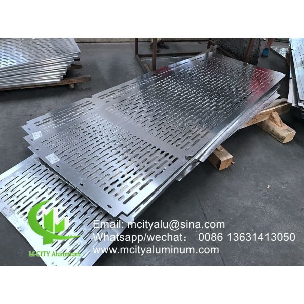 3D Hollow Powder Coated Perforated Aluminum Facade Panel with Customizable Patterns for Exterior Cladding