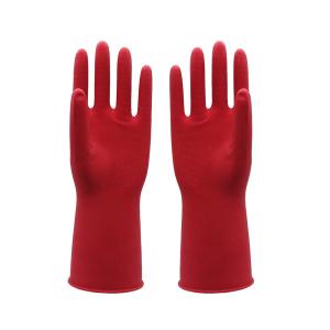 Luvas de borracha Reuasble da cozinha do agregado familiar da limpeza de