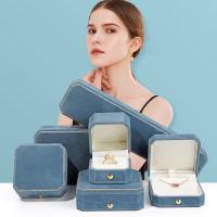 Caixa de embalagem de jóias de couro personalizado para brincos de brincos de brincos