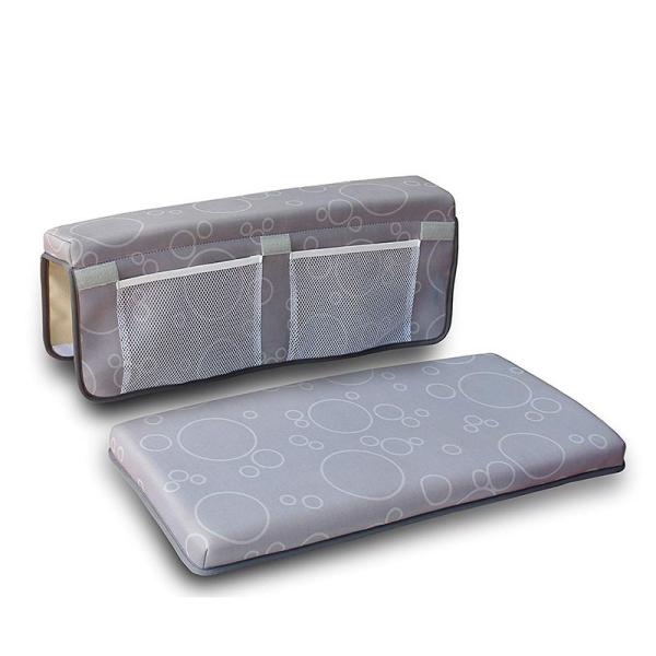 Machine Washable Kneeling Bath Mat High Safety With 6 Strong Suction Cups