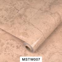 0.6*100m Taille de rouleau Peau de vinyle et papier peint en 3D Carreaux de pierre auto-adhésif papier peint en marbre