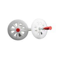 Ancoras de placas de isolamento branco de 50 mm com resistência ao clima e à corrosão