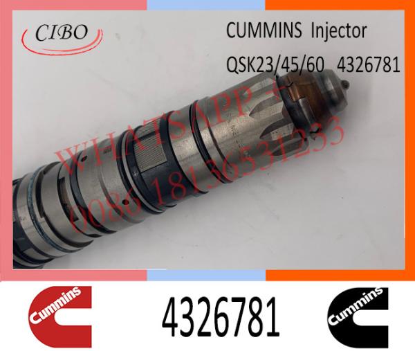 Injecteur de gazole de CUMMINS 4326781 4002145 4087894 4088428 moteur de la pompe d'injection QSK23 QSK45 QSK60