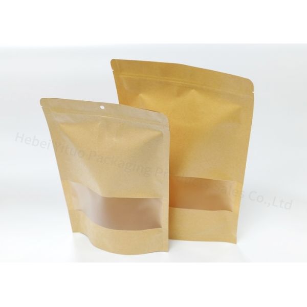 Sac d'emballage en papier durable personnalisé pour riz avec revêtement PE