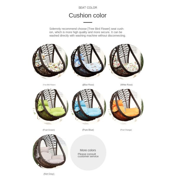 Sale Modern Design Style Large Swing Chair Hanging Egg Chair for Patio Furniture