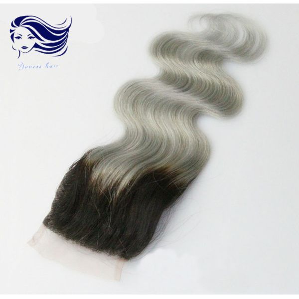 7A Malaysian Lace Closure Virgin Body Wave , Lace Top Hair Closure