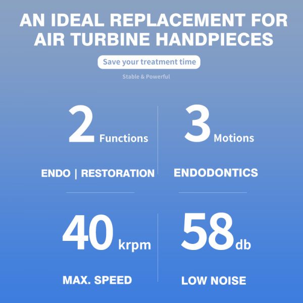 40000 оборотов в минуту Зубное светодиодное освещение Бесчетушный электрический микромотор