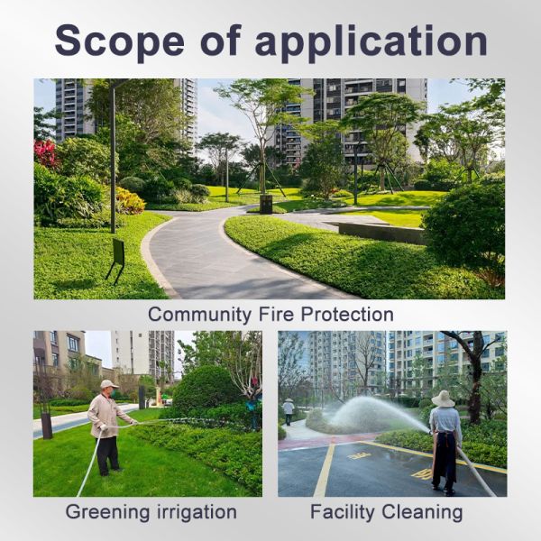 High Hardness Aluminum Alloy Spray Shower Water Gun For Firefighting Farmland Irrigation Leak Proof Durable