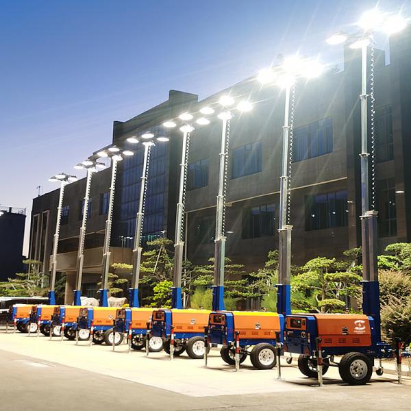 OEM Factory Mobile Lighting Tower Emergency Operations Diesel Light Tower for sale