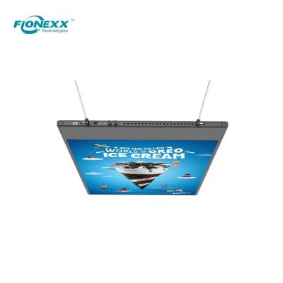 Double Sided TFT LCD 1080p Hanging Digital Signage 43/49/55inch Black 700+700nits