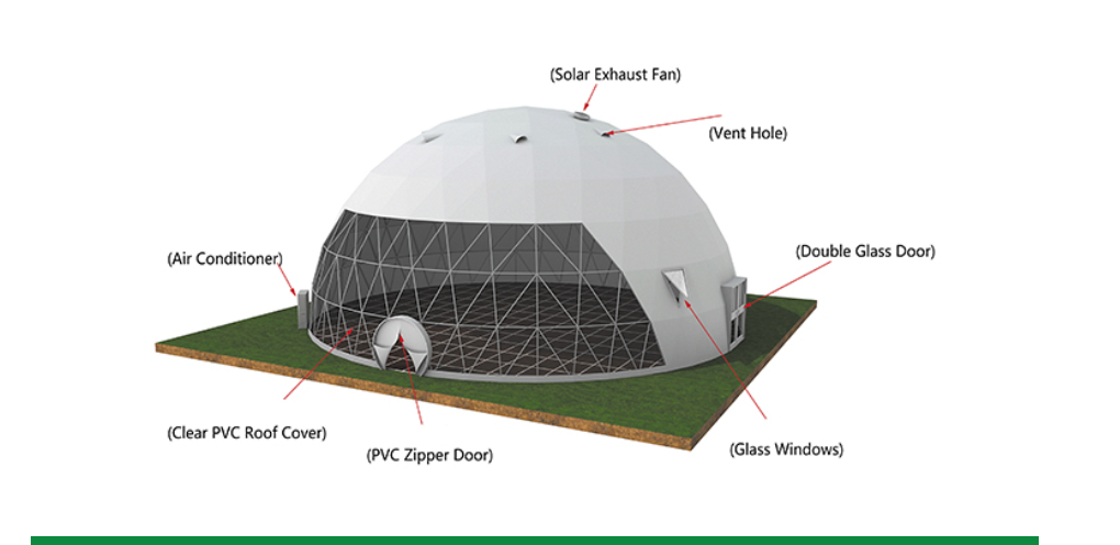 Waterproof Custom Outdoor Big Dome Tent Event ,Trade Show Dome Tent