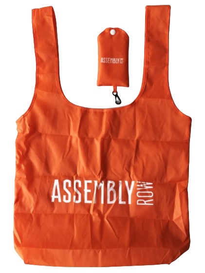 Recycled Material Foldable RPET Shopper Bag Custom Made With Pouch