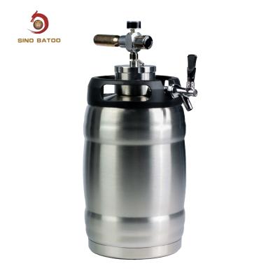 Casa que fabrica cerveja o partido Kegger do rosnador da cerveja de um vácuo de 1,3 galões com sistema da torneira