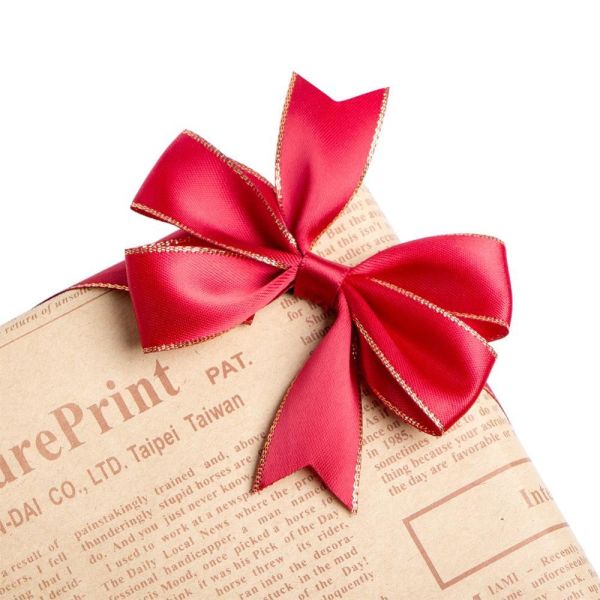 Customizable Satin Elastic Pre-Tied Ribbon Bows for Gift Wrapping Unit 0.03-0.2 USD