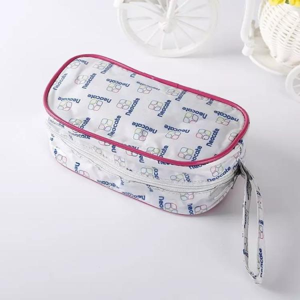 Light Weight PVC Shopping Bag With Zip / Economical Fashion PVC Zipper Bag