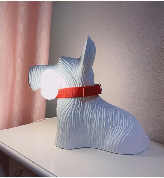 Italy Designer Scotch Dog Pendant Lamp for Living Room Kitchen Bedroom Europe Fancy aesthetic lamp(WH-MTB-276)