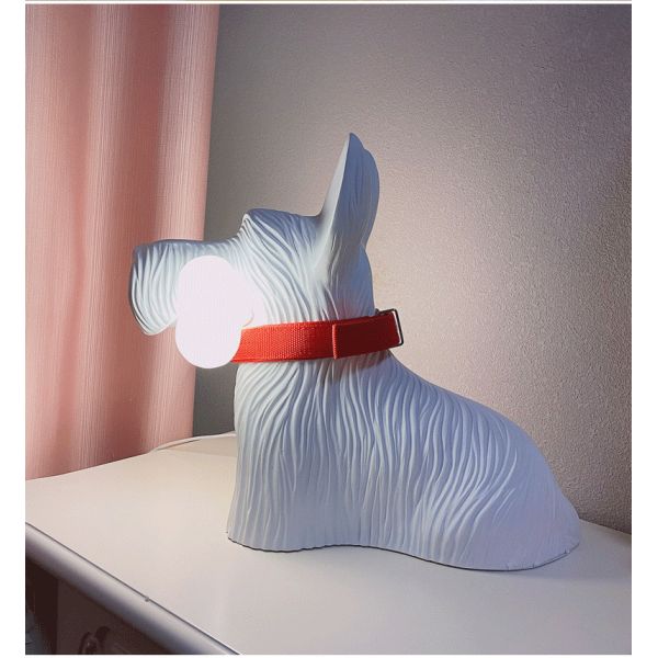 Italy Designer Scotch Dog Pendant Lamp for Living Room Kitchen Bedroom Europe Fancy aesthetic lamp(WH-MTB-276)