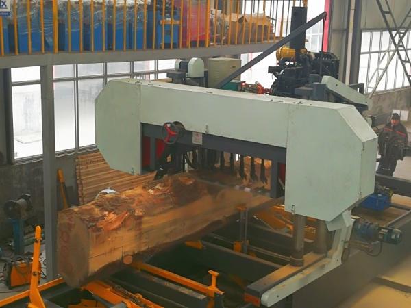 Cortar troncos de grande diâmetro Máquina de serrar de madeira hidráulica