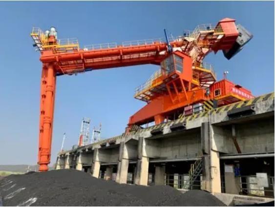 déchargeur de navire à vis 1200t/h appliqué au port maritime
