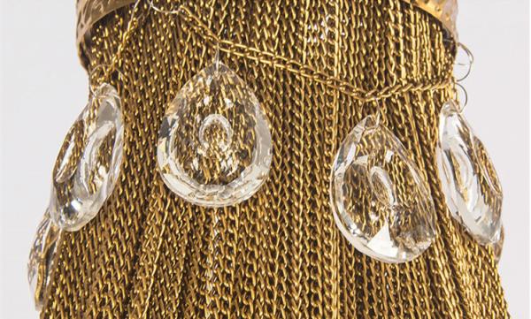 Crystal Hanging chain pendant light chandelier Lamp Fixtures (WH-CC-18)