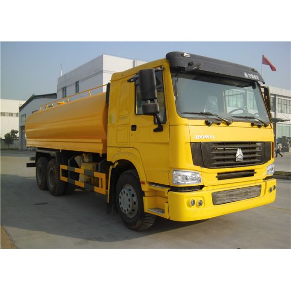 HOWO 10 Wheels 20M3 Water Transport Truck , Water Bowser Trailer 20 tons