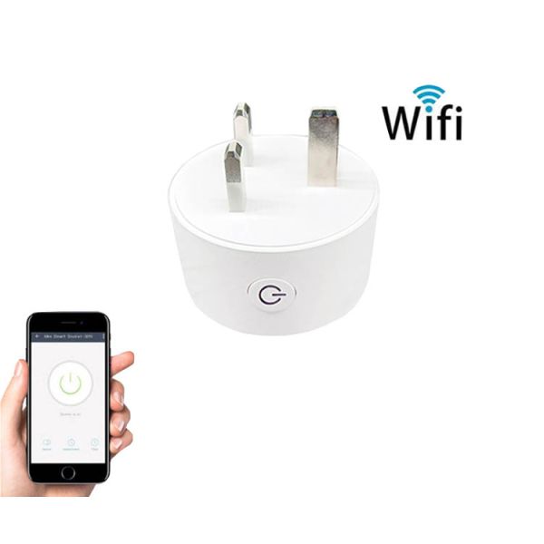 Штепсельная вилка WiFi Eu стандартная умная для контроля и управления энергии