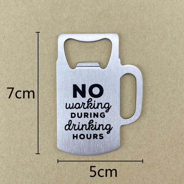 Personalised Metal Stainless Steel Bottle Opener Sublimation Blanks