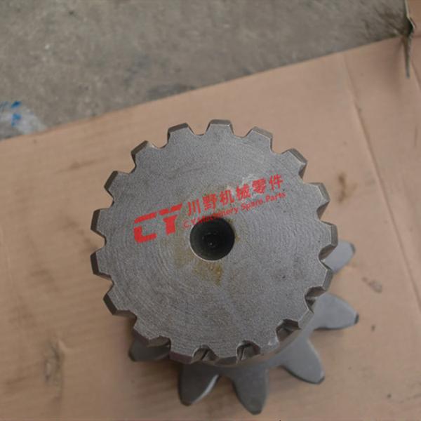 Eixo PC120 de Rotary Swing Pinion da máquina escavadora - 6 peças da bomba hidráulica da maquinaria