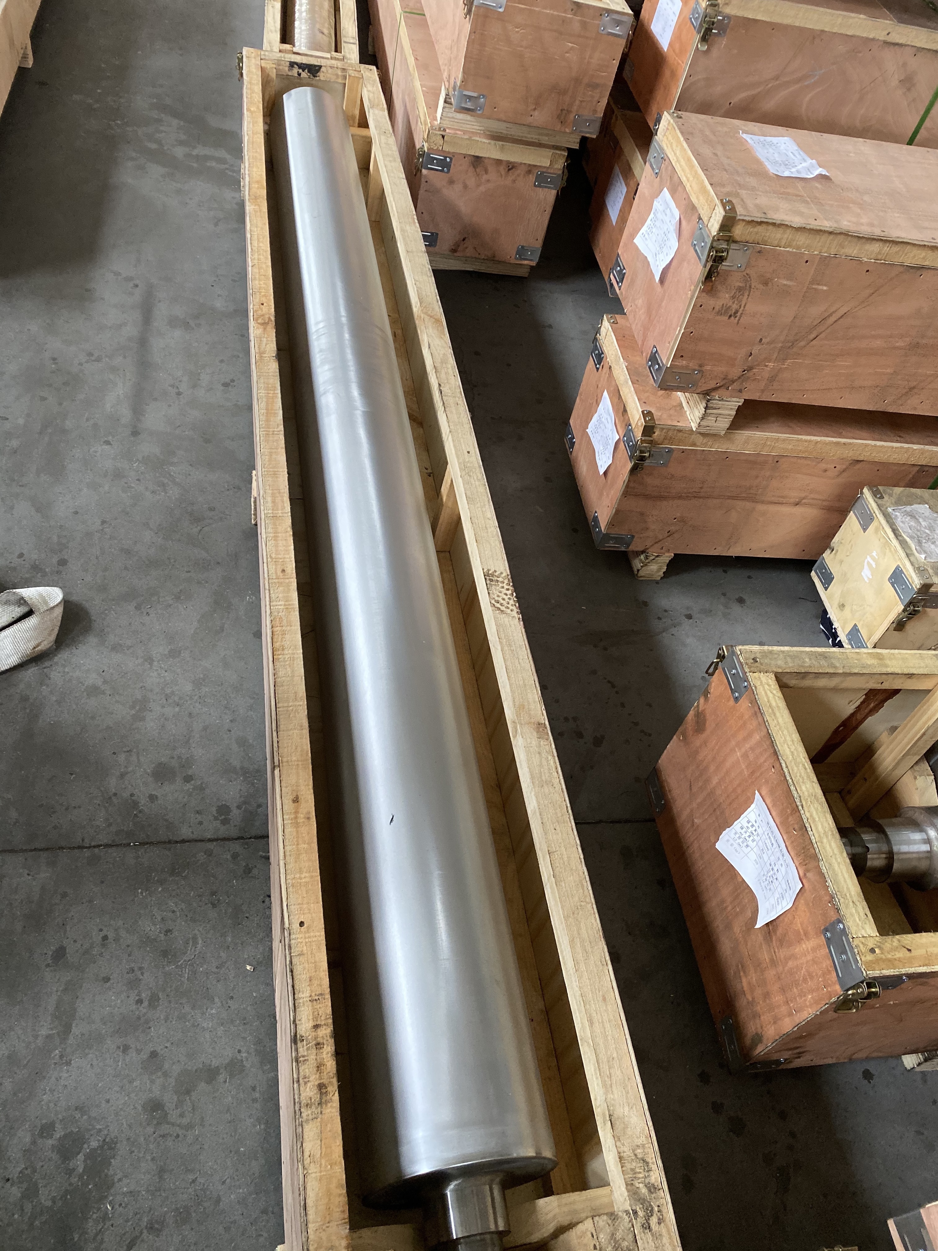 Chrome Coated Gravure Roller Dia 50mm-780mm Anilox Roller Flexographic Printing
