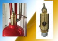 Válvula do recipiente do cilindro do dióxido de carbono para o fogo - sistema extinguindo