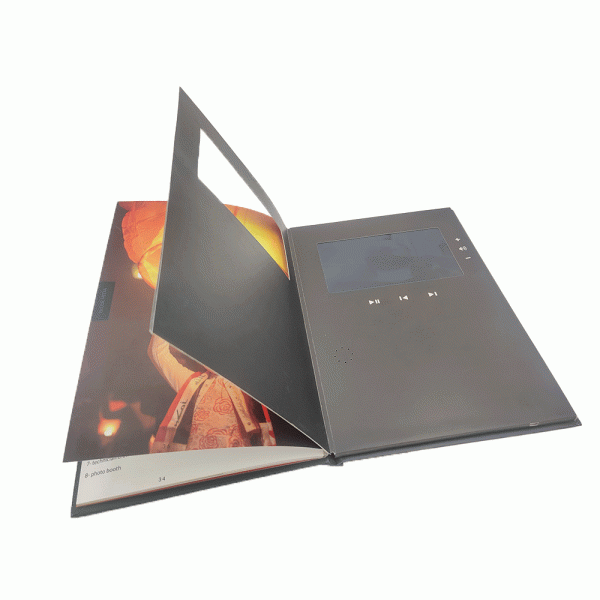 Брошюра Promo Facevideo видео-, выходя на рынок ODM видео- книги 4GB электронный