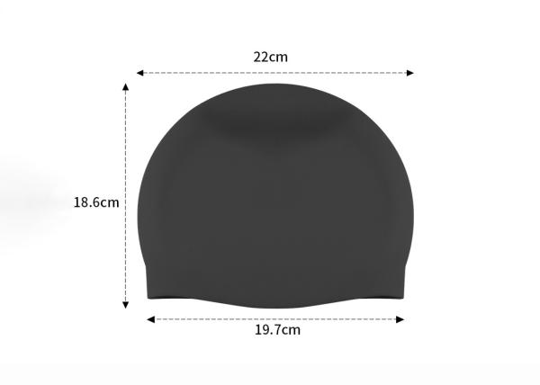 Seamless Silicone Swim Cap – Comfortable Fit, 17 In-Stock Colors, Custom Logo & Color Available